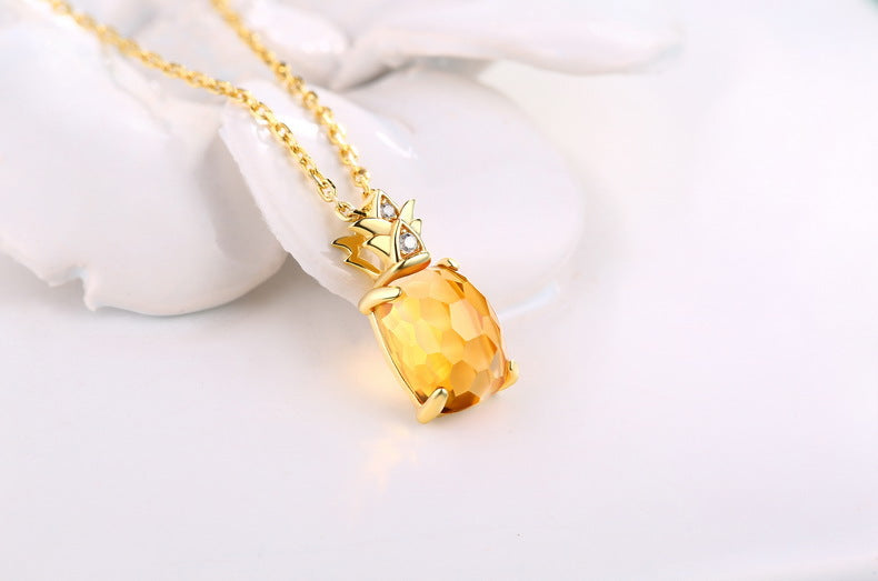 Florence Citrine & Rose Quartz Necklace