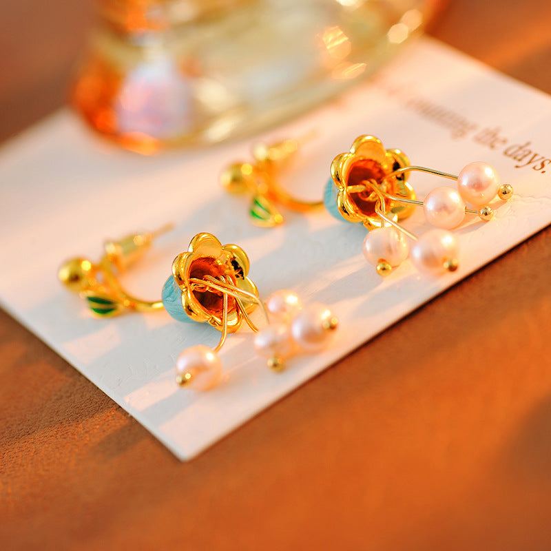 Isabel Lily-of-the-valley Flower Earrings