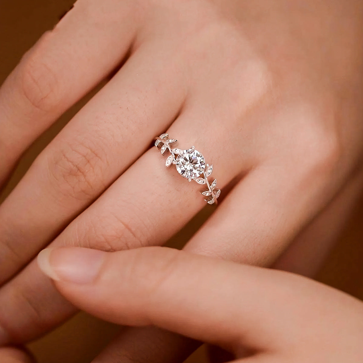 Nova White Zircon Ring