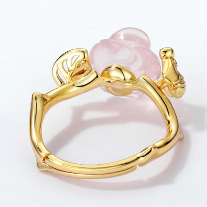 Rose Rose-Quartz Ring