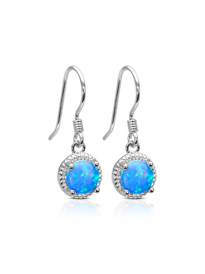 Trista Blue Opal Earring
