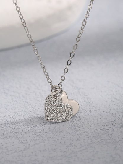Kalia White Zircon Heart Necklace