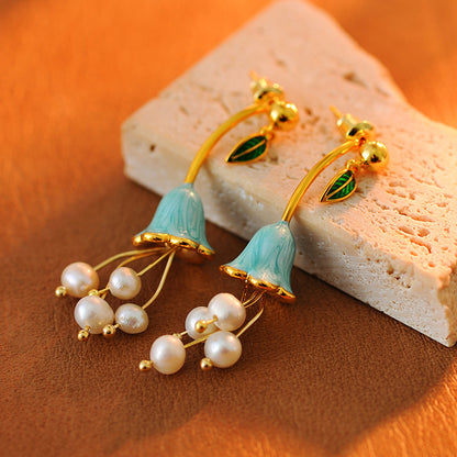 Isabel  Lily-of-the-valley Flower Earrings