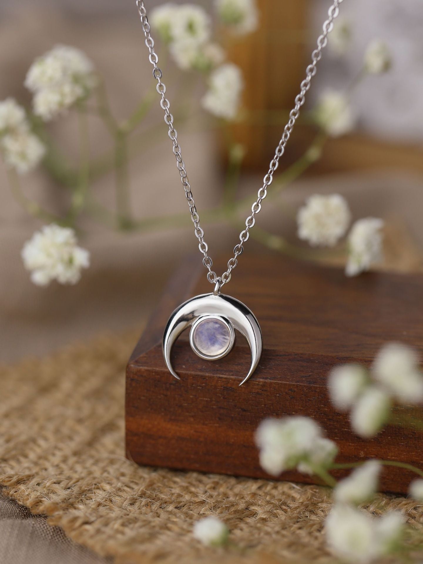 Aria Moonstone Necklace