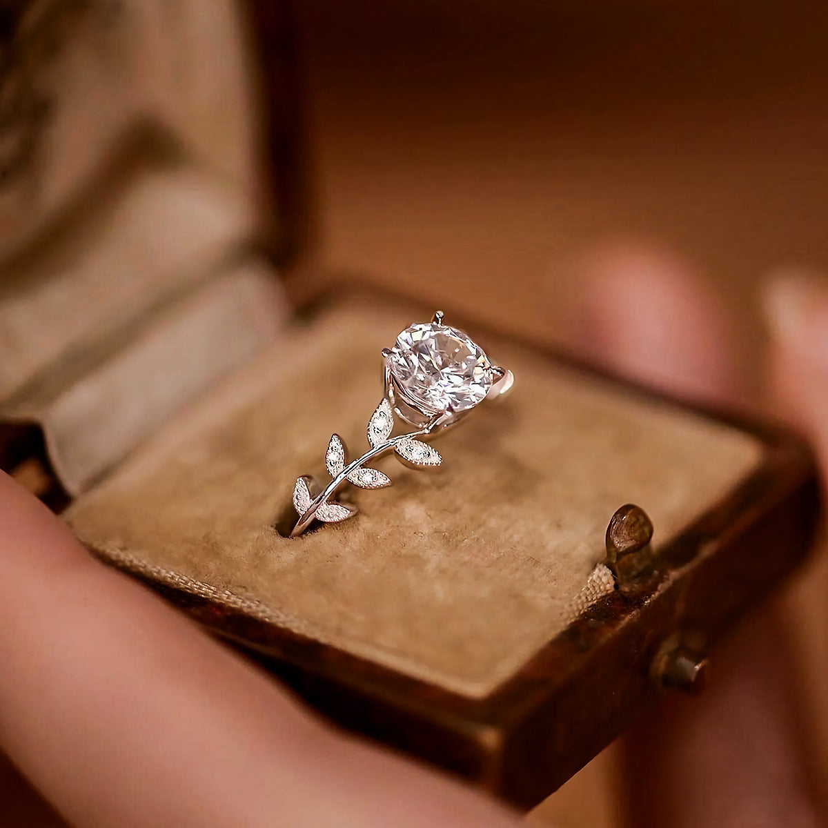 Nova White Zircon Ring