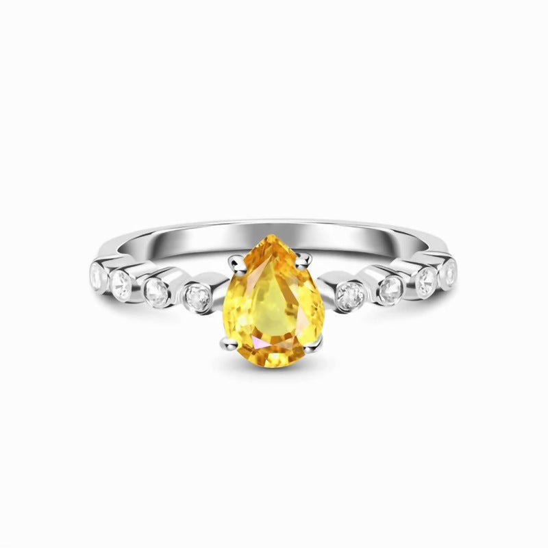 Undine Citrine Ring