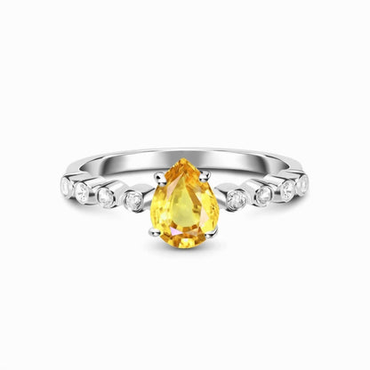 Undine Citrine Ring