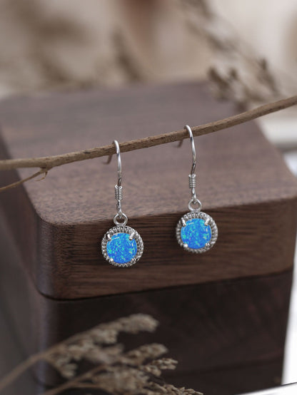 Trista Blue Opal Earring