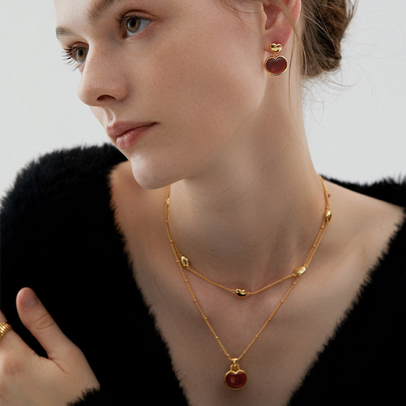 Isabella Agate Irregular Necklace