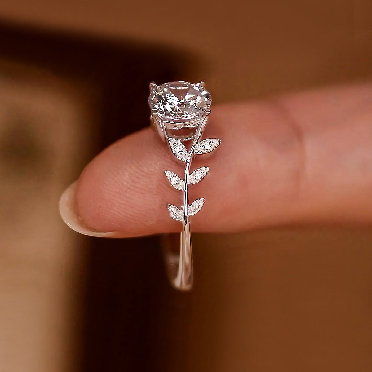 Nova White Zircon Ring