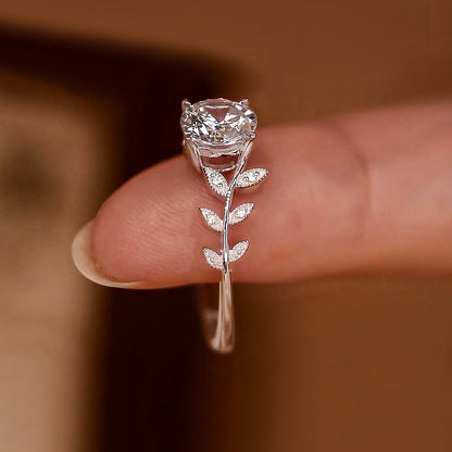 Nova White Zircon Ring