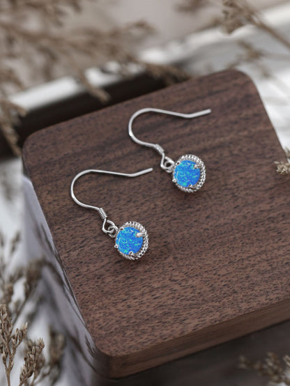 Trista Blue Opal Earring