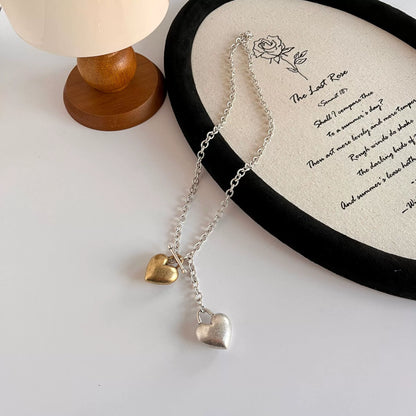 Cathy Gold and Silver Two-Tone Necklace