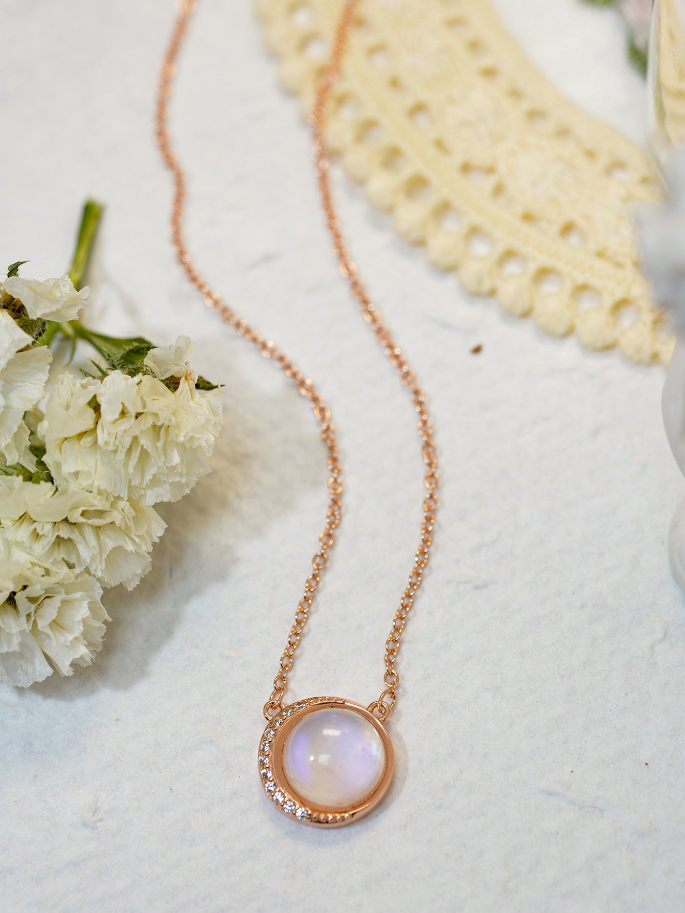 Marianne Moonstone Necklace