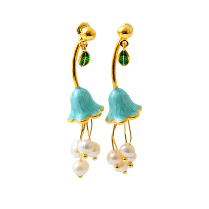 Isabel  Lily-of-the-valley Flower Earrings