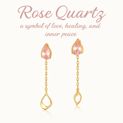 Amora Drop Drop Chain Earrings