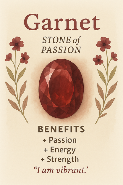 Aria Garnet Necklace