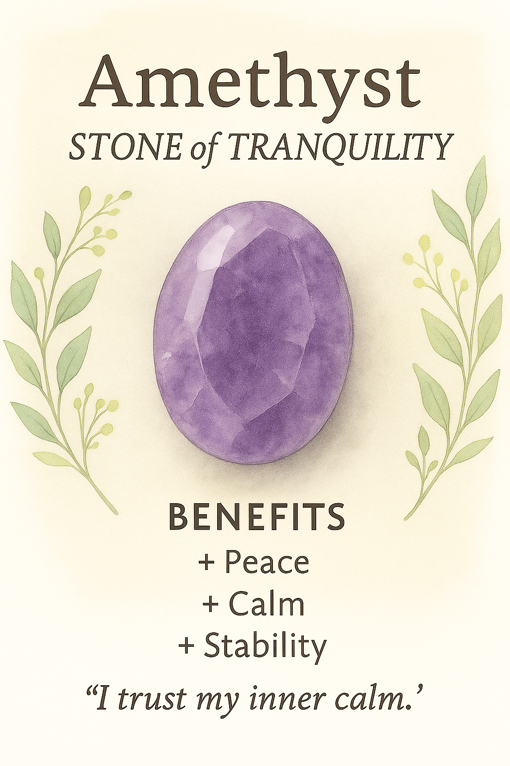 Yvette Amethyst Couple Rings