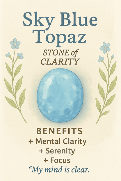 Scarlett Blue Topaz Necklace