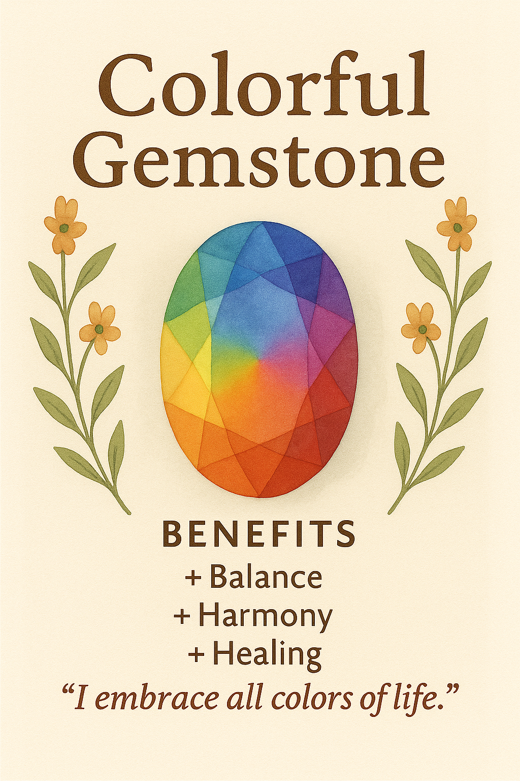 Loretta Colorful Gemstone Necklace