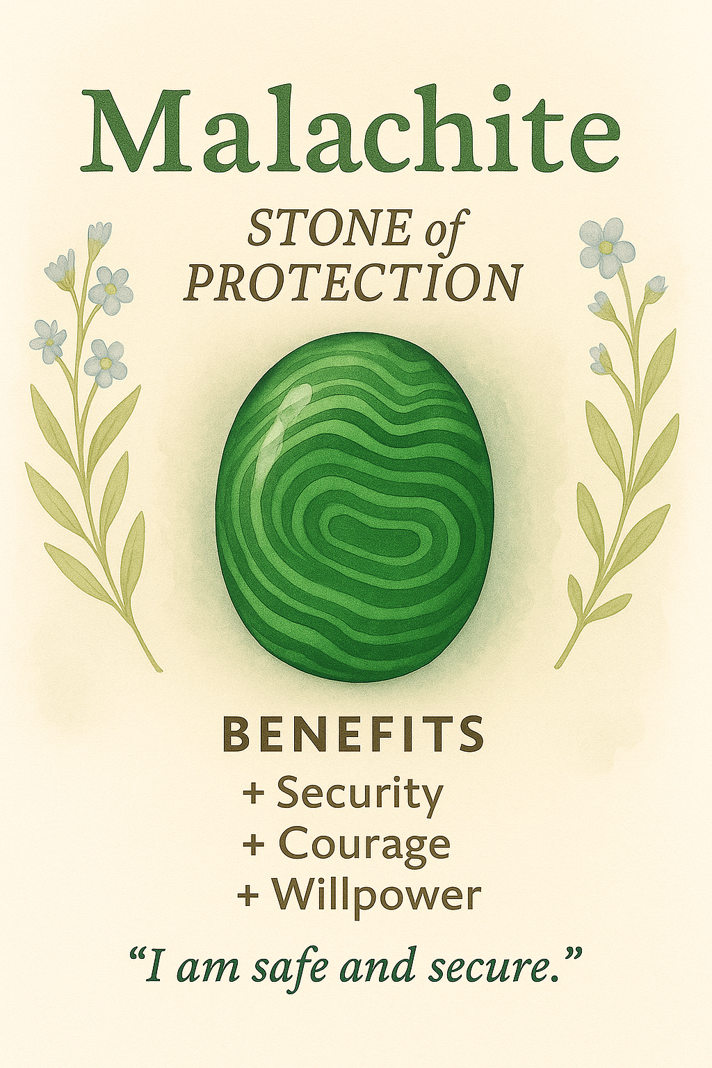 Dahlia Malachite Dedachable Earring