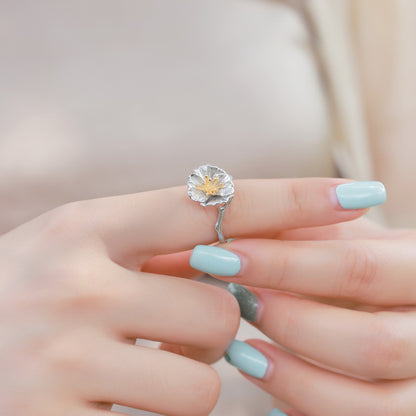 Twelve Flower Deity Ring – Hibiscus (October)