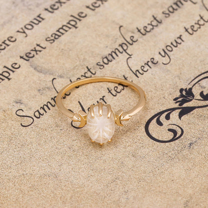 Moonlight Petal Ring