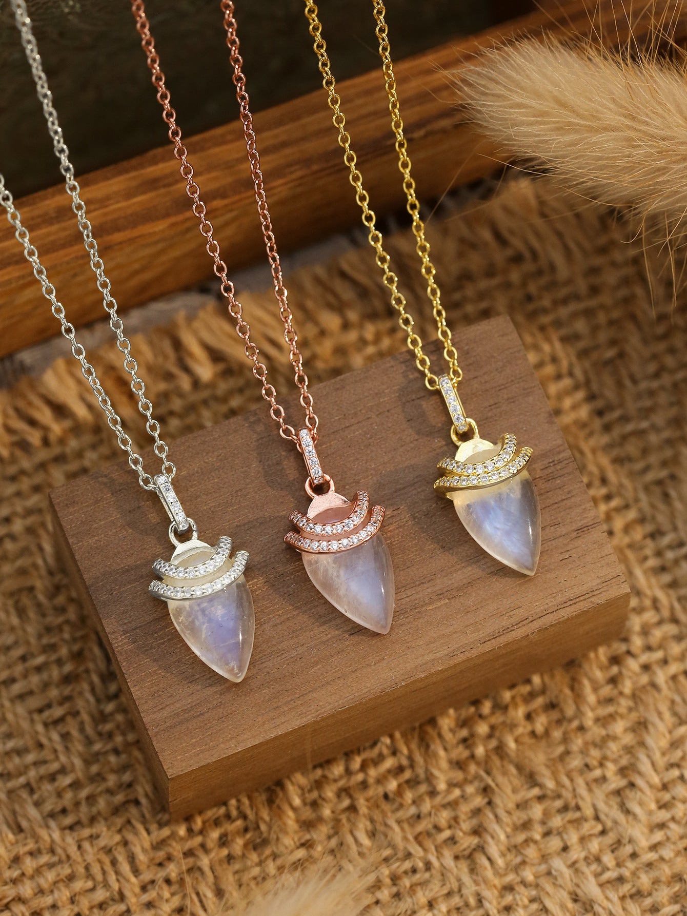 Everly Moonstone Necklace