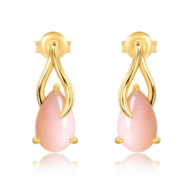 Love Pink Opal Earring