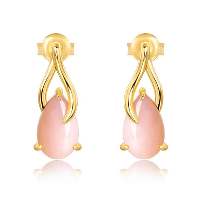 Love Pink Opal Earring