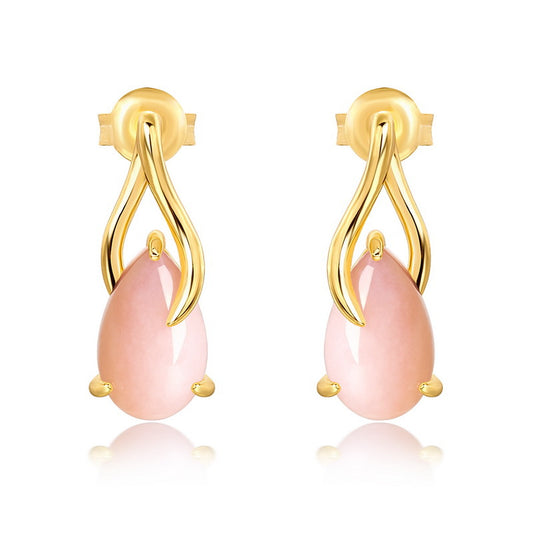 Love Pink Opal Earring