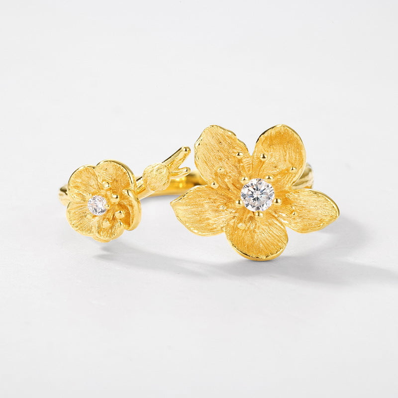Twelve Flower Deity Ring – Almond Blossom (February)