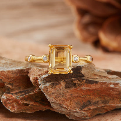 Solara Amethyst & Citrine Ring