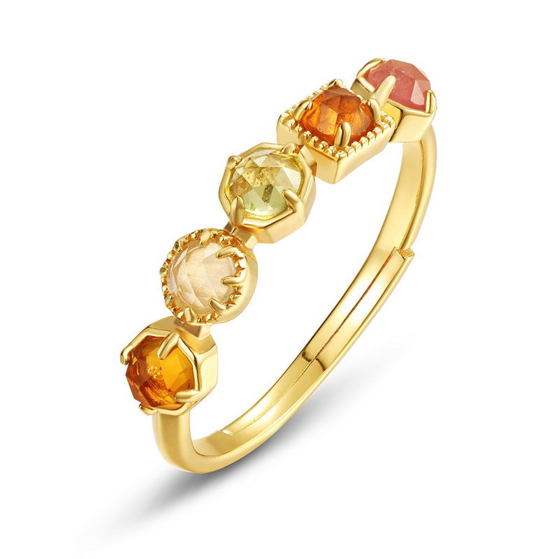 Victoria Colorful Gemstone Ring