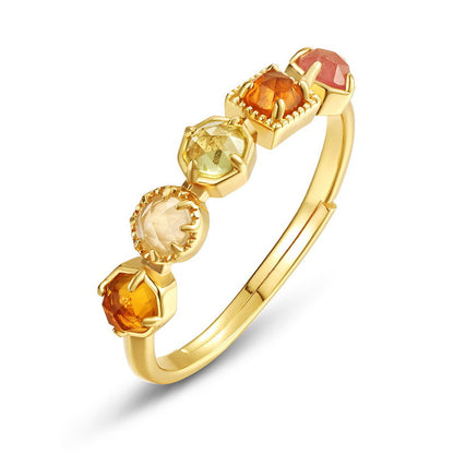 Victoria Colorful Gemstone Ring