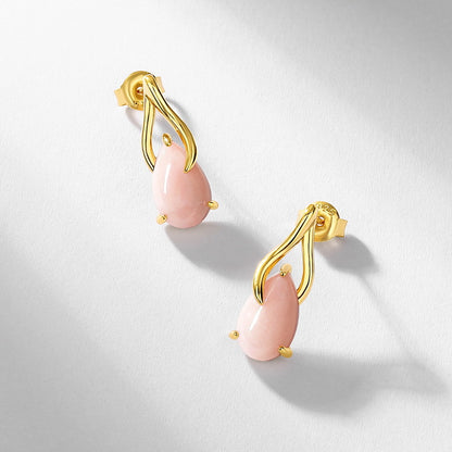 Love Pink Opal Earring