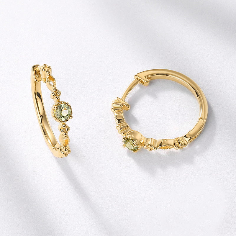 Monette Peridot Earrings