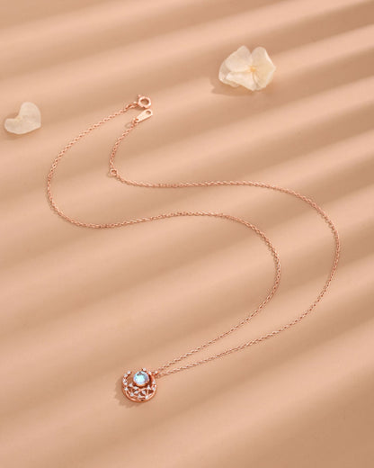 Blossom Moonstone Necklace