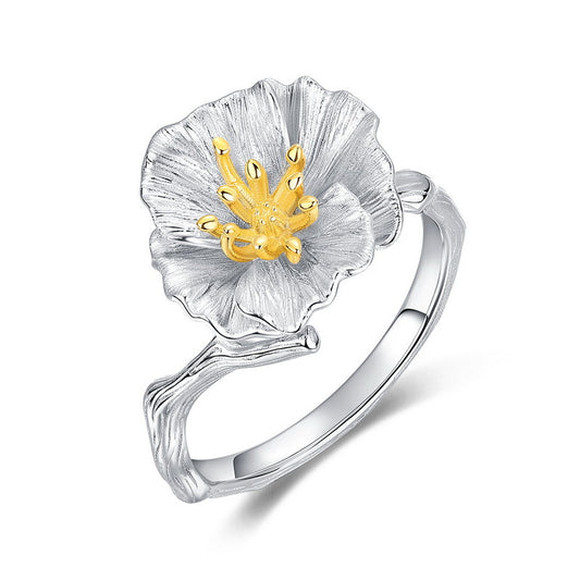Twelve Flower Deity Ring – Hibiscus (October)