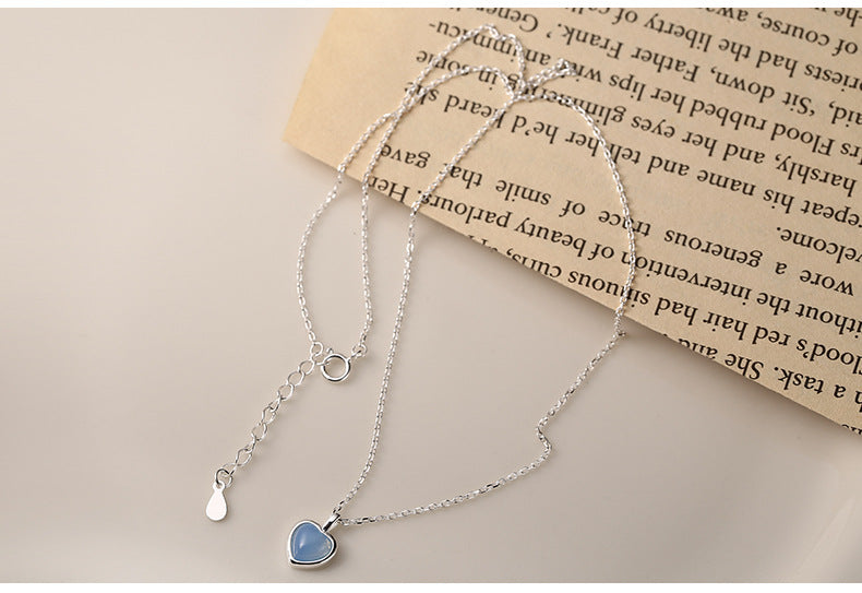 Clara Cat’s Eye Heart Necklace