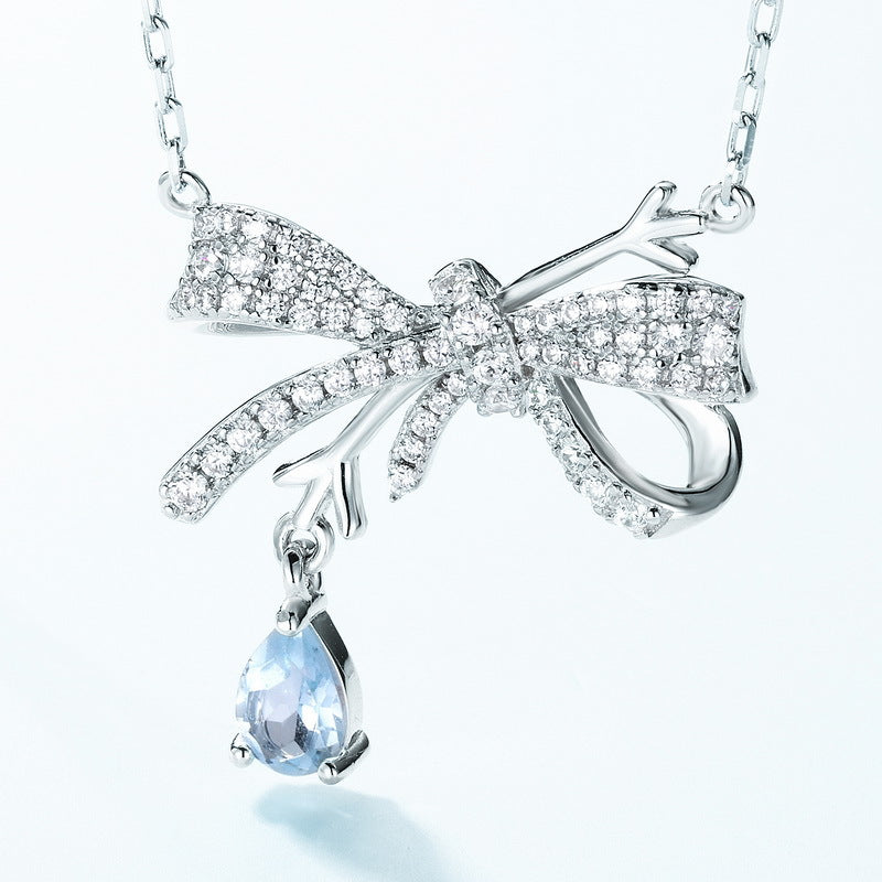 Scarlett Blue Topaz Necklace