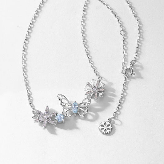 Brooke Blue Topaz Necklace