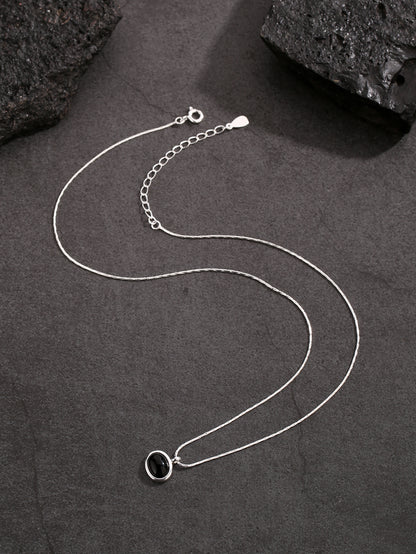 Aria Black Onyx  Necklace