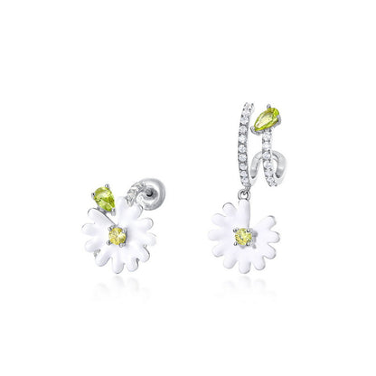 Daisy Peridot Earring