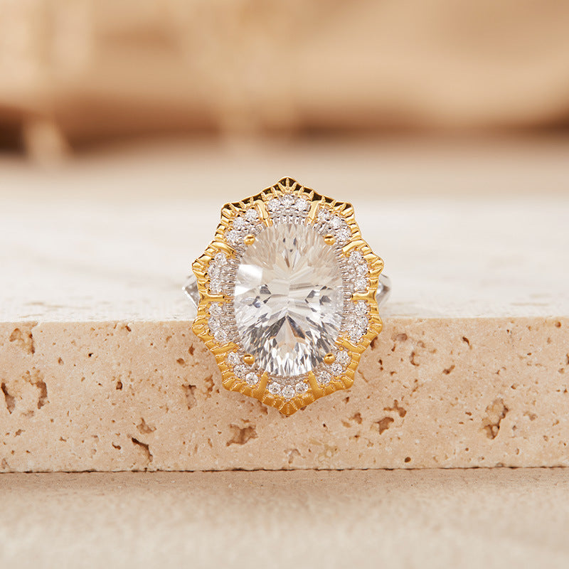 Aurora Radiance Gemstone Ring