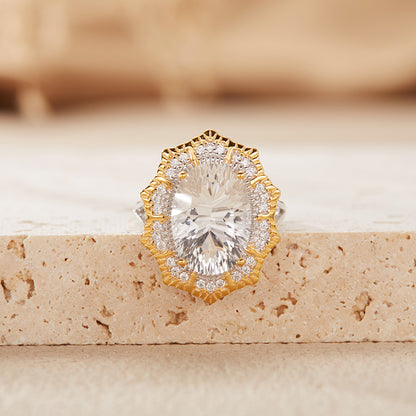 Aurora Radiance Gemstone Ring