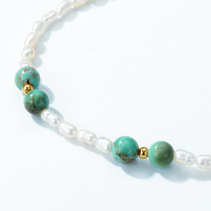 Valentina Pearl Turquoise Bracelet