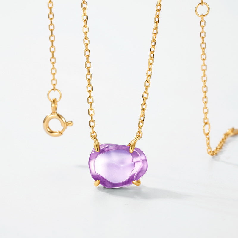 Violet Amethyst Necklace