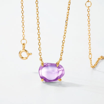 Violet Amethyst Necklace