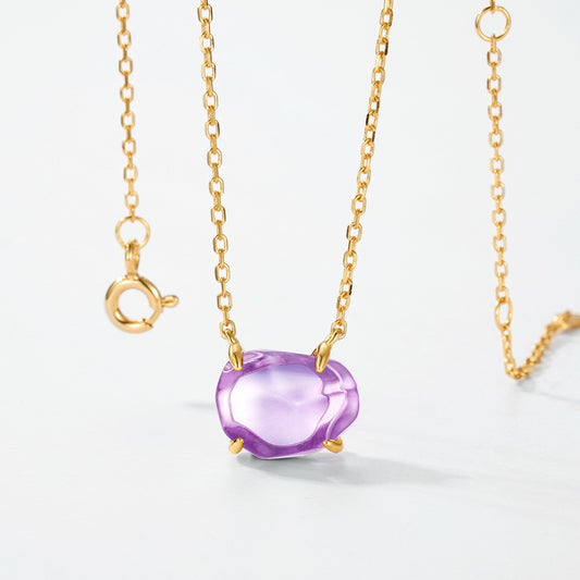 Violet Amethyst Necklace